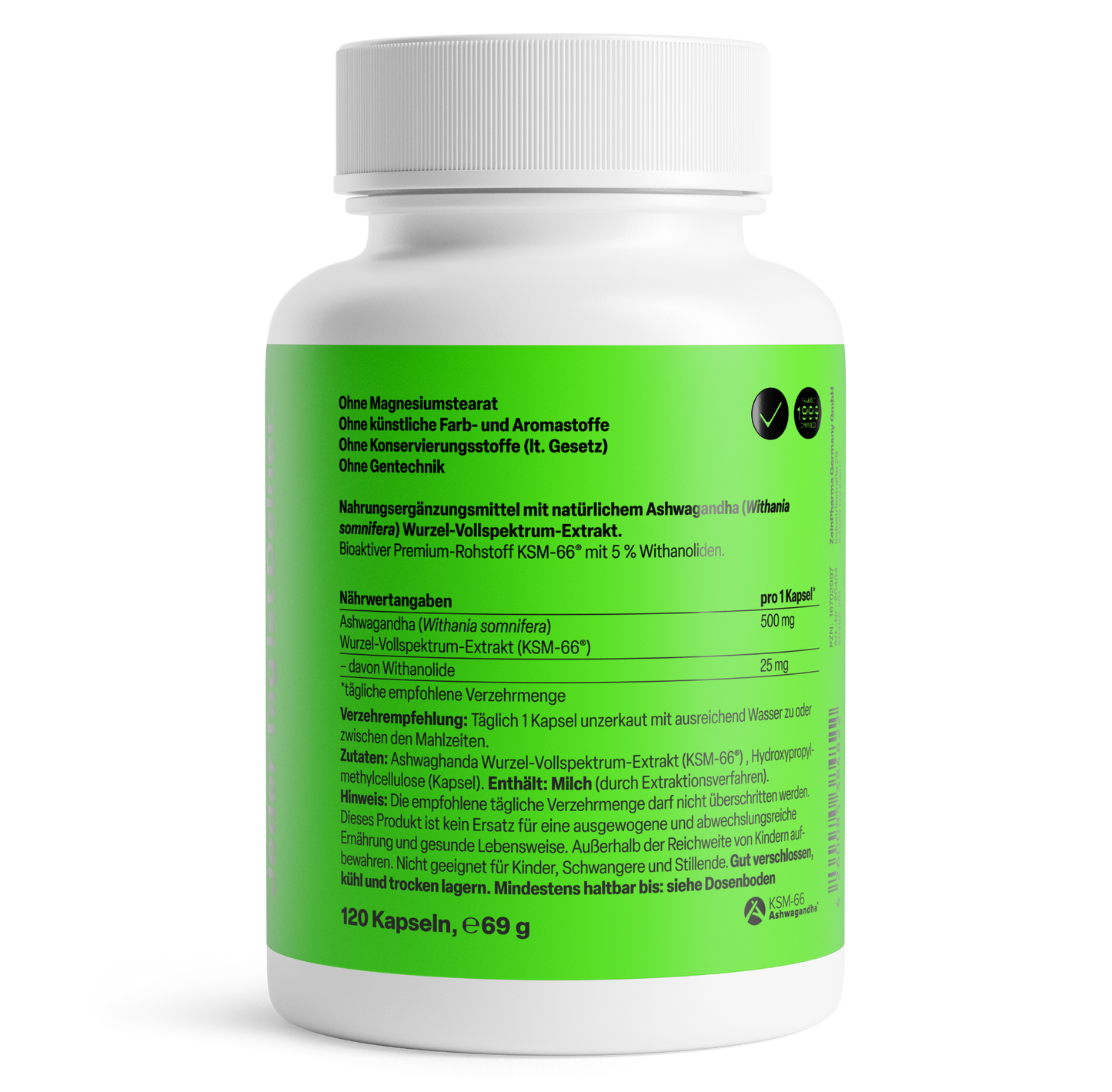 Ashwagandha capsules 500 mg