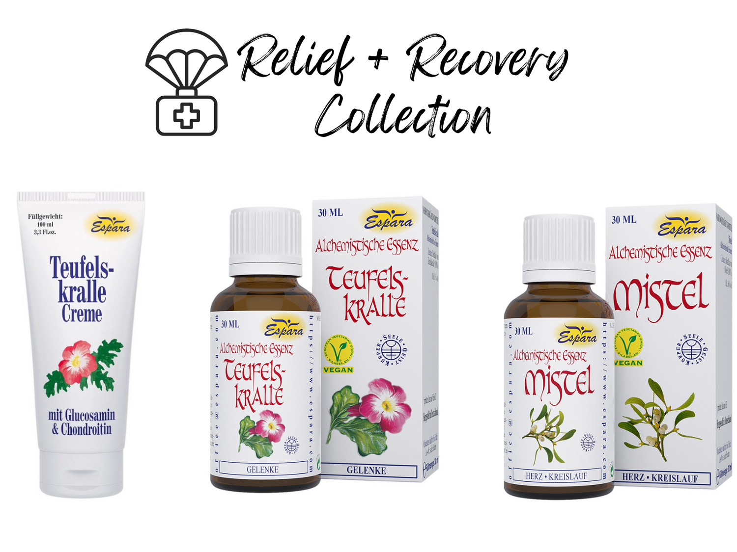 Relief & Recovery Essentials