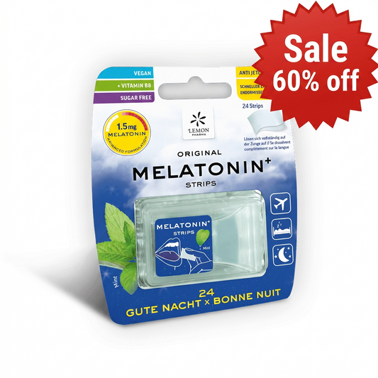 MELATONIN+ STRIPS (Short Best-Before Date)