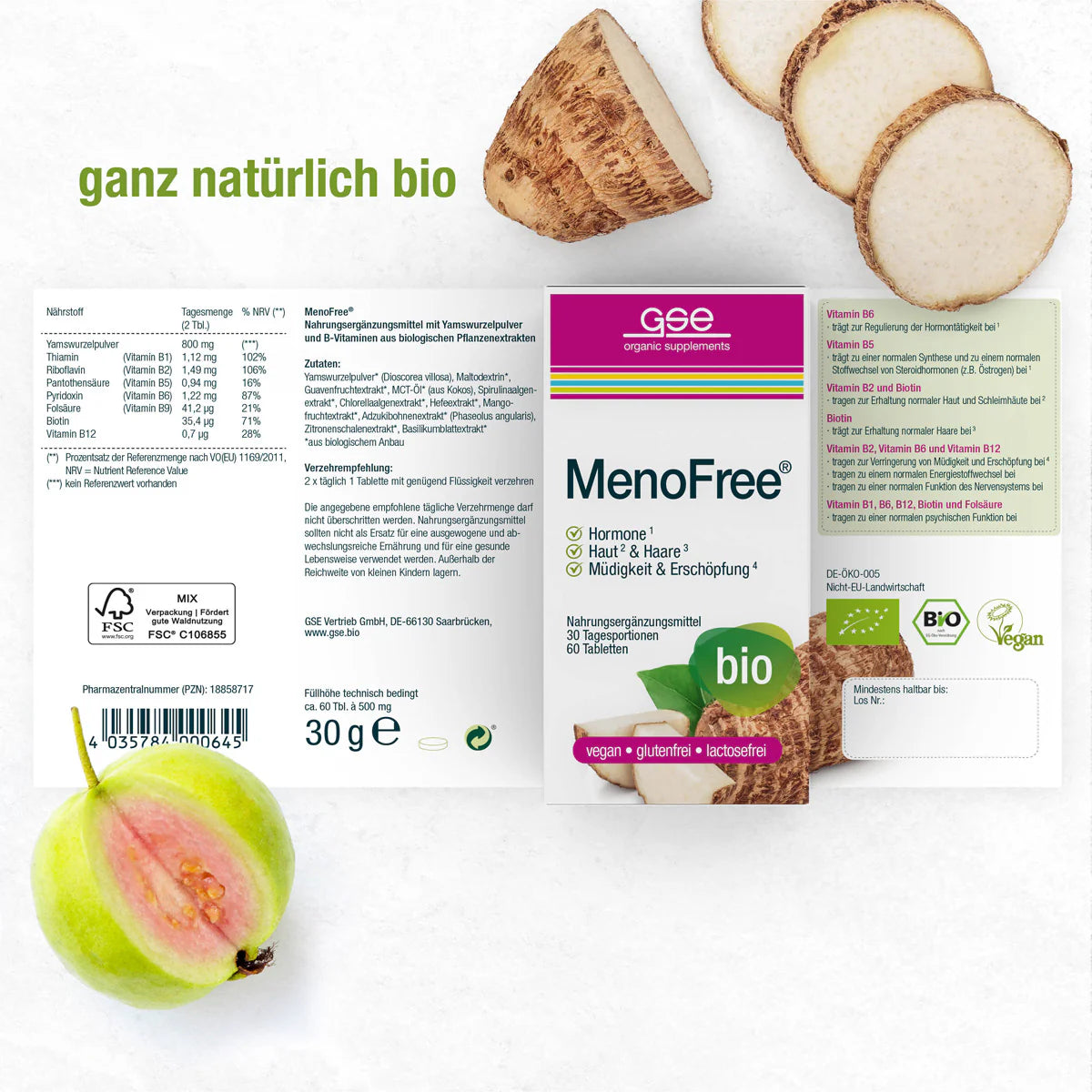 MenoFree (organic) - 60 Tablets